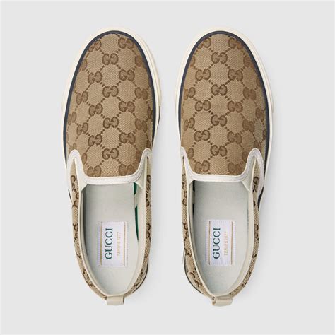 gucci 1977 slip ons|Gucci tennis sneakers.